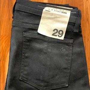 Rag and Bone mid rise skinny jeans size 29 Coated